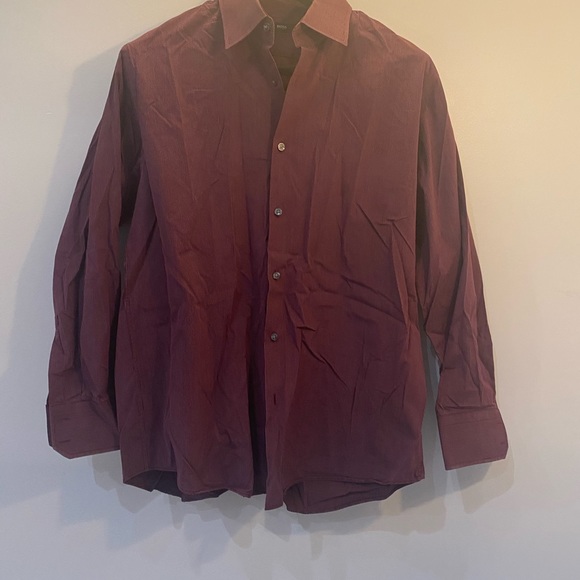 Boss Hugo Boss Button Down Collared Shirt  Size is 17 1/2 32/33 - Picture 1 of 3